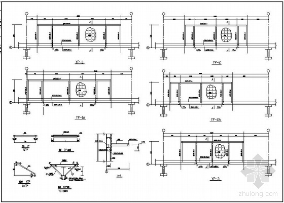 17米钢结构厂房资料下载-某50米钢结构厂房结构施工图