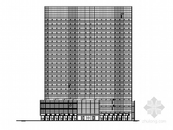 3层小商业建筑施工图资料下载-[深圳]某二十二层高层商业办公综合楼建筑施工图
