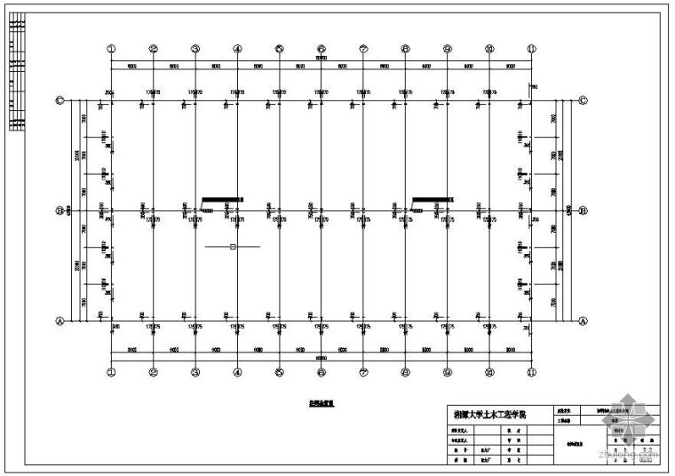 钢结构设计设计计算书资料下载-[学士]某装配车间毕业设计(含计算书、建筑结构设计图)