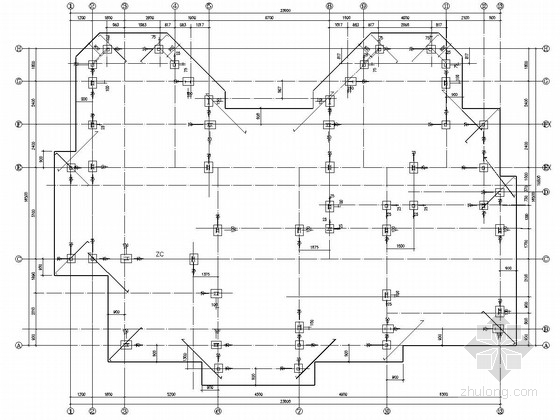 轻钢别墅屋架资料下载-三层门式刚架结构别墅结构施工图