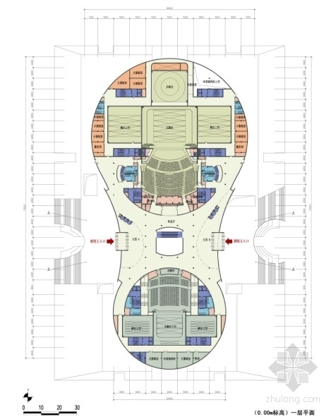 [山西]某三层大剧院建筑设计方案文本-图13