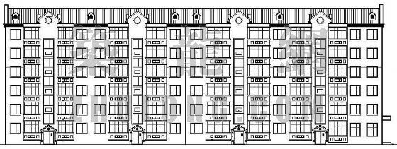 民用住宅建筑施工图设计资料下载-某多层住宅建筑施工图