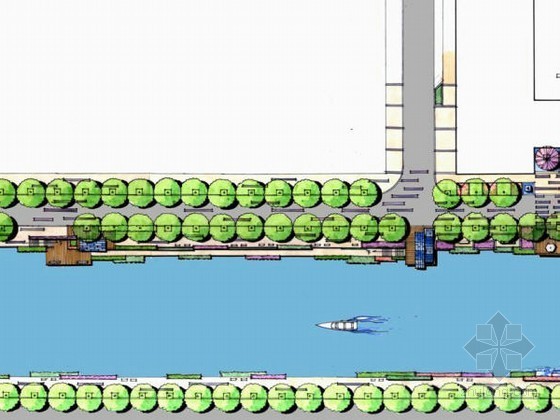 滨河景观道路设计说明资料下载-某滨水景观道路设计方案