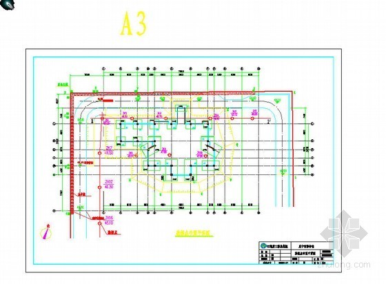 地下室三层换撑方案资料下载-某三层博物馆地下室基坑支护设计图