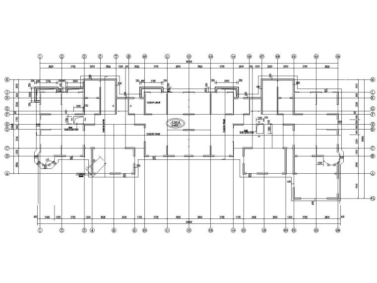 酒店大堂的墙尺寸资料下载-[内蒙古]地上9层剪力墙结构住宅楼结构施工图