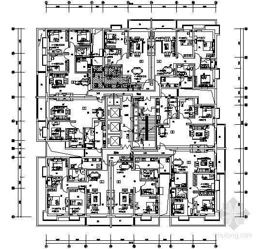 人防区空调设计资料下载-[西安]高层住宅楼采暖空调通风工程设计施工图