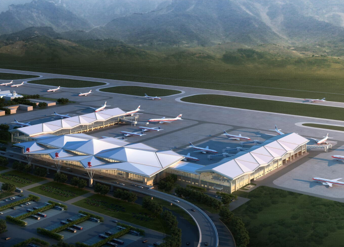 机场货运站施工组织设计资料下载-[湖南]机场航站楼施工组织设计（133页，高清多图）