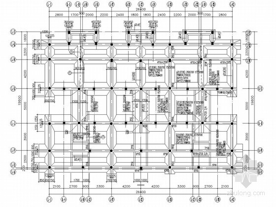 彩钢板条形基础施工图资料下载-某项目复合地基条形基础部分结构施工图