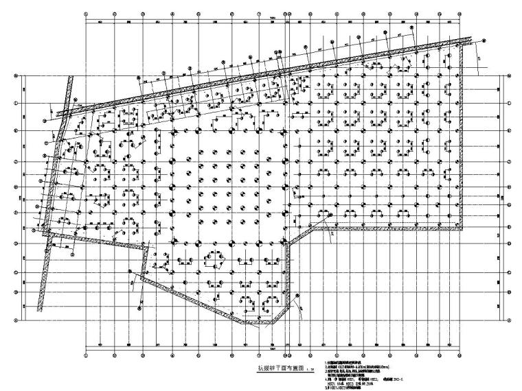 楼梯施工图cad资料下载-41层框架核心筒结构交通大厦全套结构施工图（CAD和PDF双版本）