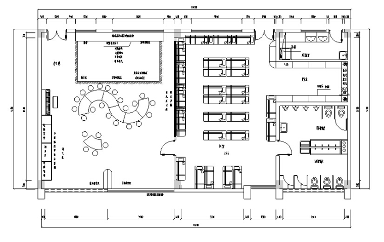 室内天花吊顶cad资料下载-[上海]某特色艺术幼儿园室内装修CAD图纸(含效果)