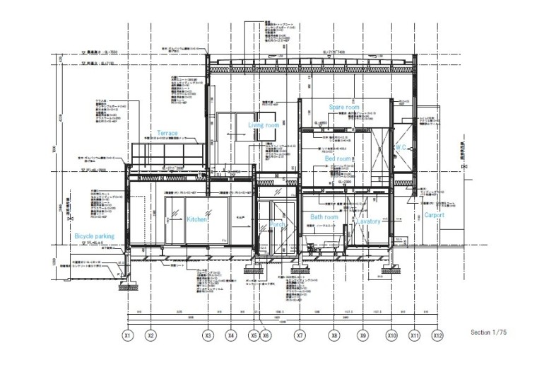 室内风格资料下载-极简风格独栋住宅室内设计施工图（附实景图）