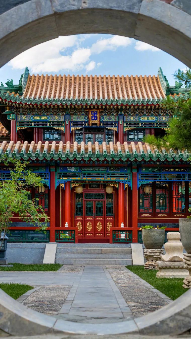 重庆北碚悦榕庄资料下载-有一种中国美，叫对称美