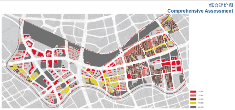 上海闸北苏河湾地区城市规划设计中期汇报方案文本（77页）-综合评价图