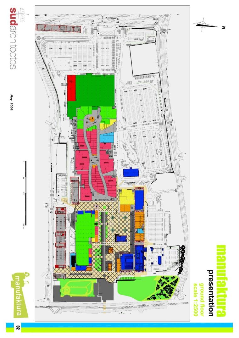 波兰MANUFAKTURA工业用地改造成为购物休闲中心_18