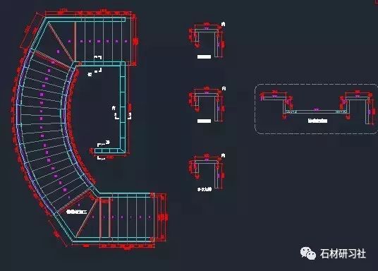 大理石弧形楼梯的十四种款式_4