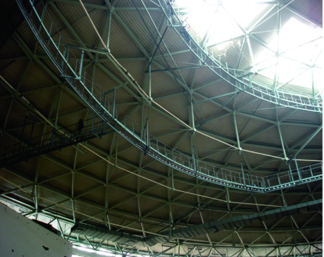 轻钢结构羽毛球馆资料下载-2008奥运会羽毛球馆新型弦支穹顶预应力大跨度钢结构设计研究