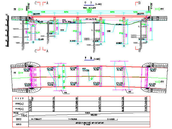 10米实心板桥CAD图纸资料下载-先简支后连续5x20m后张法预应力空心板桥CAD图纸75张（C50混凝土