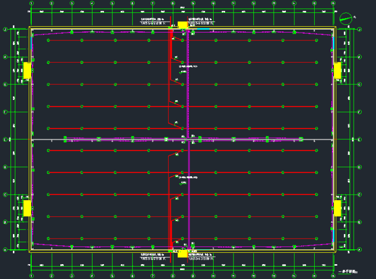 90mX66m门钢结构仓库（建筑、结构、电气、给排水）_8