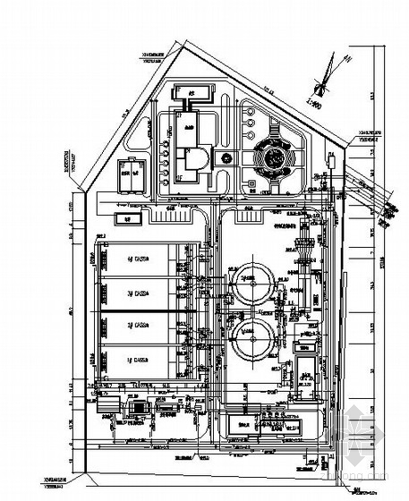 纤维转盘滤池CAD资料下载-[珠海]水质净化厂初步设计方案