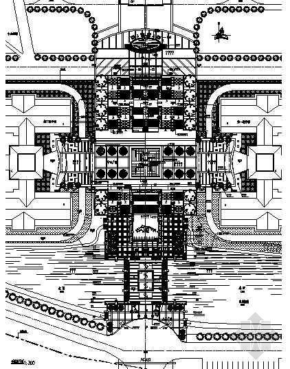 景观入口广场资料下载-高校入口广场景观全套施工图