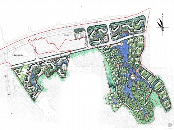 14万平住宅小区建筑设计资料下载-长沙某住宅小区建筑设计文本
