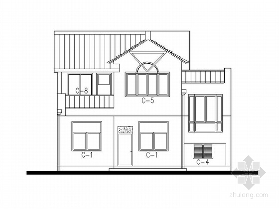 建房施工图资料下载-[农村自建房]两层别墅住宅建筑施工图(约200平方米)