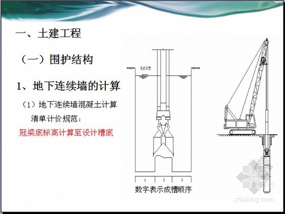 论地铁工程部分工艺细节及相应的造价核算（含PPT46页）-地下连续墙的计算 