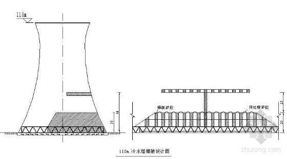 拆除与爆破施工方案资料下载-徐州某电厂冷水塔爆破拆除施工方案