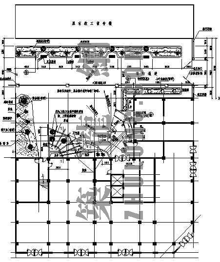 学校小块地面设计平面图资料下载-某学校广场平面图设计方案