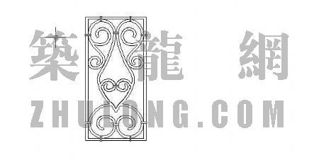 cad窗花图块资料下载-窗花01