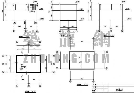 工业厂房图纸建筑资料下载-工业厂房成套图纸