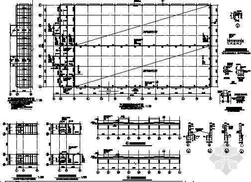 钢混结构建筑施工图资料下载-某钢混厂房结构施工图