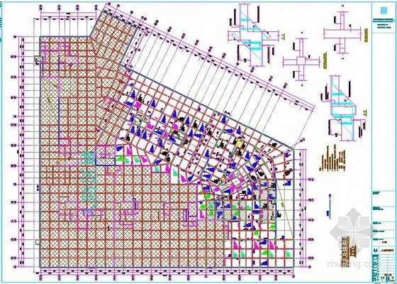 中型办公楼建筑资料下载-[上海]商业办公楼工程地下室施工方案（附施工平面图）