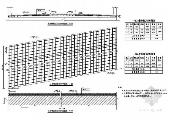 钢筋砼平板资料下载-钢筋混凝土平板桥桥面铺装层节点详图设计