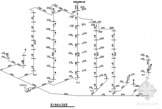某综合办公楼给排水全套图资料下载-四川某六层综合办公楼给排水施工图