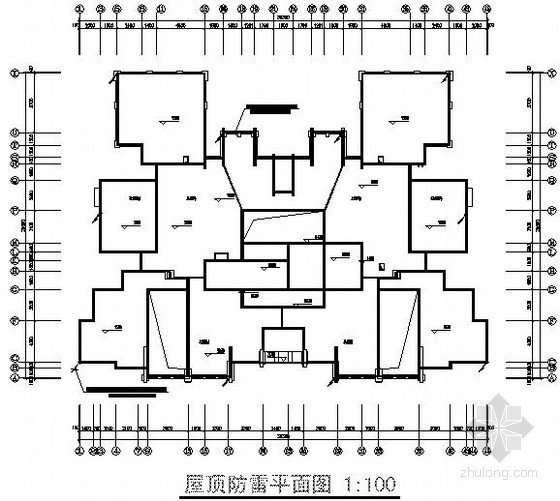 消防箱cad图例资料下载-[重庆]某小区住宅楼全套电气施工图