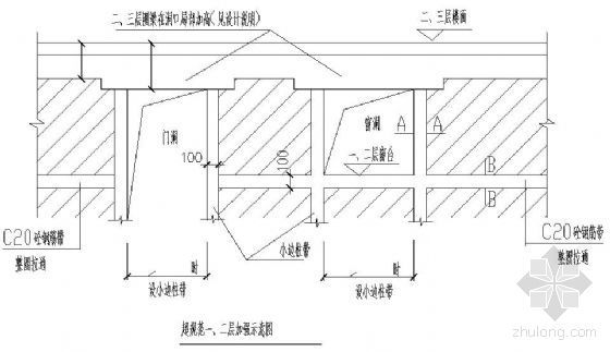 软包隔墙剖面图资料下载-隔墙(砌体)抗震构造