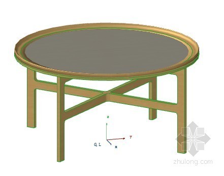 桌子su模型资料下载-花式桌子02