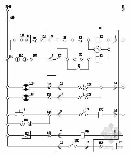 GGD配电柜二次接线方案图