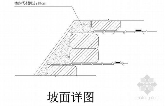 边坡土钉格构护坡资料下载-[北京]边坡支护施工组织设计（招标 CAD图）