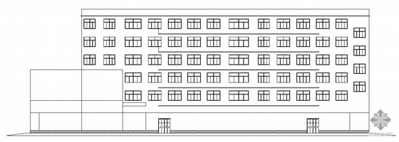 毕业设计6层施工图资料下载-（本科毕业设计）某七层办公楼建筑结构施工图（含计算书）