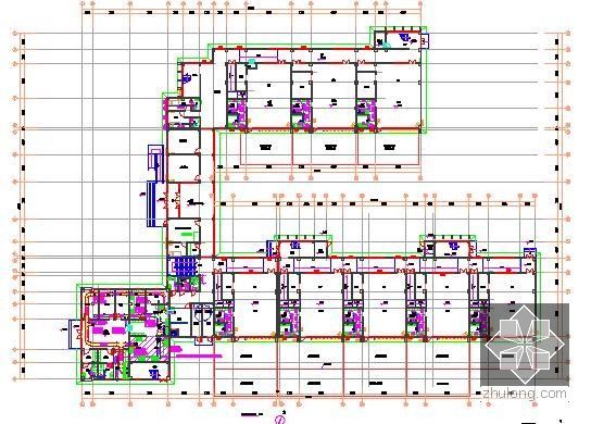 [山东]幼儿园新建教学楼及室外配套工程预算书(含施工图纸)-通风平面图