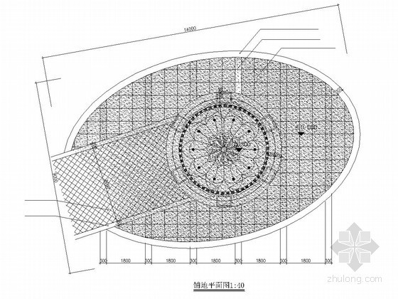 广场铺装施工图设计说明资料下载-广场地面铺装施工图