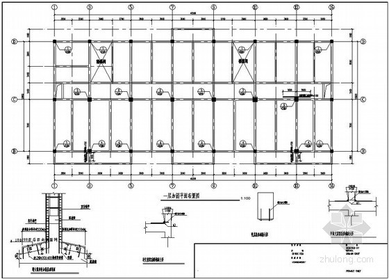 党校综合楼项目设计图资料下载-某小学综合楼抗震加固设计图