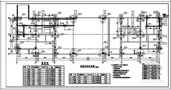 铁路沿线方案资料下载-某铁路沿线候车厅框架结构设计图