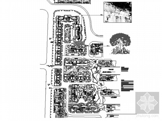 四川居住区绿化设计资料下载-四川某居住区全套施工图