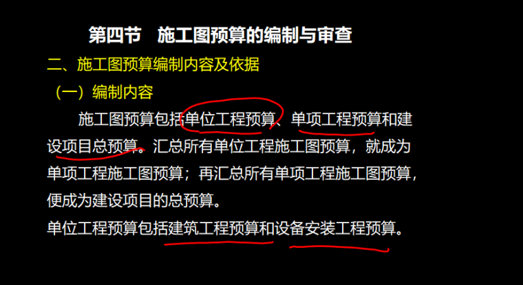 造价员基础知识—决策和设计阶段工程造价的确定与控制-施工图预算