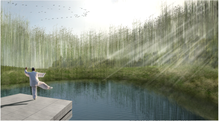 [江苏]滨水筑巢岛屿湿地公园景观设计方案（生态修复的典范）-文化与教育园-沉思花园