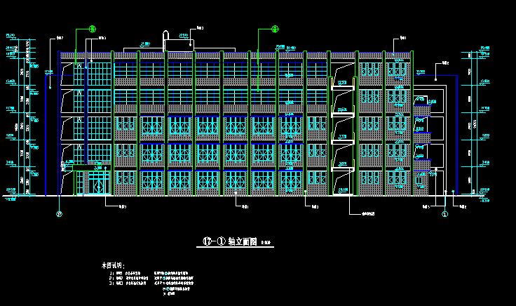 深圳建筑设计总院全套图资料下载-某中学图书综合楼建筑设计全套施工图