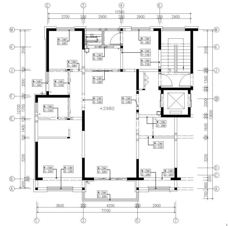 楼层板节点图资料下载-[河南]现代简约风复式楼层施工图、节点图